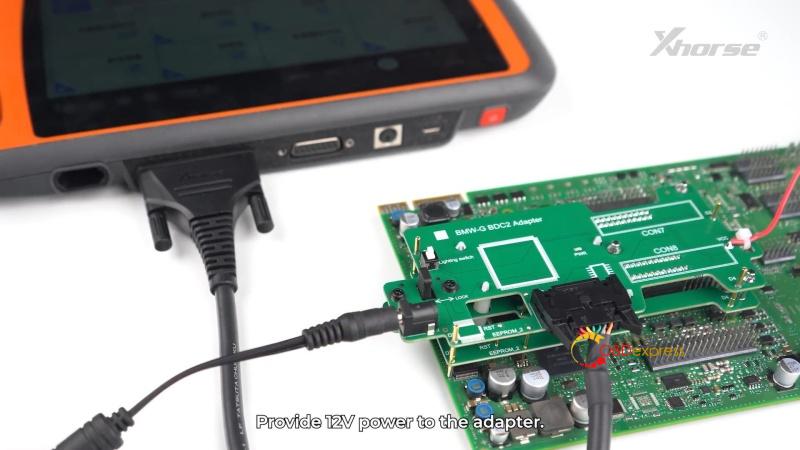 how to use bmw bdc2 adapter with key tool plus for reading (5)