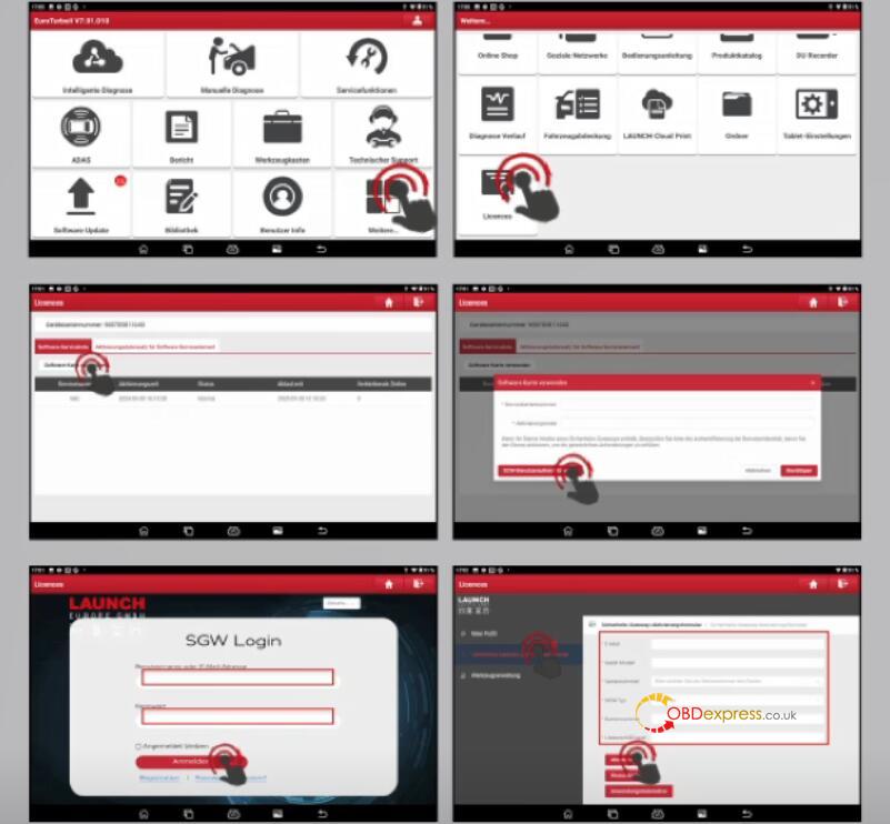 launch x431 register and activate fca sgw license 6