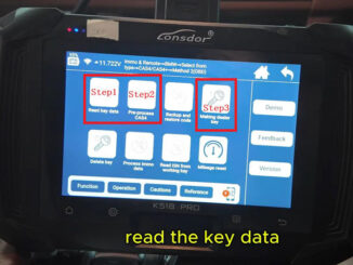 lonsdor k518 adds 2014 bmw 5 series smart key obd tutorial (1)