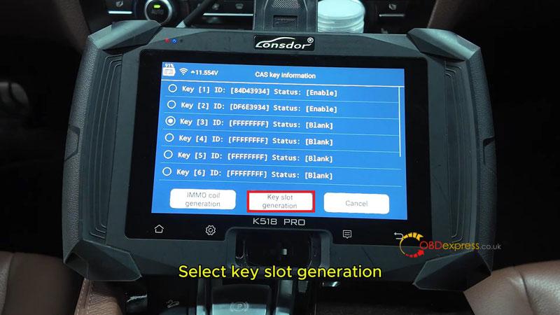 lonsdor k518 adds 2014 bmw 5 series smart key obd tutorial (6)