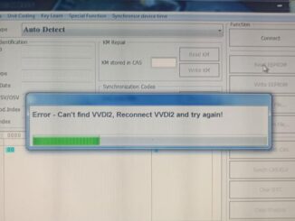 solve vvdi2 v7.5.0 device connection failure 2