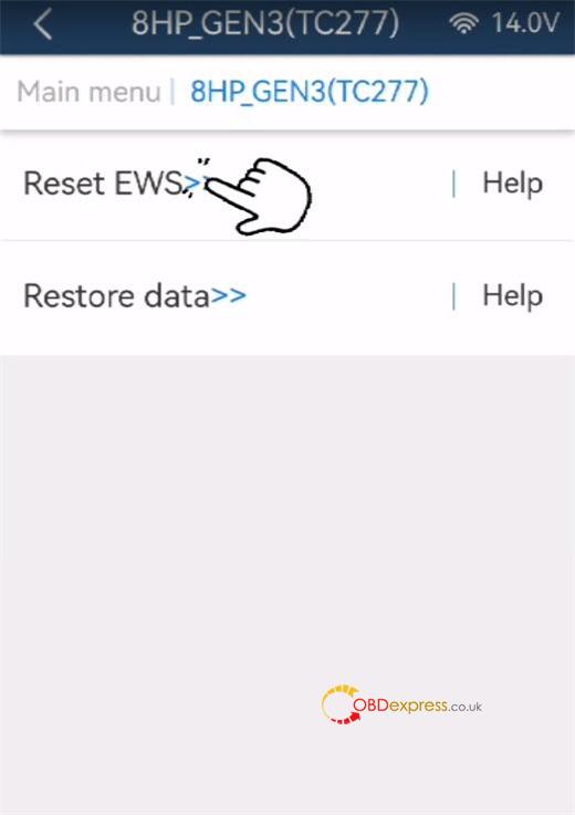 yanhua module 40 reset bmw gen3 8hp ews 11