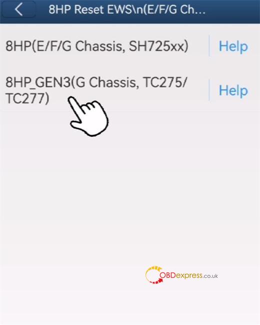 yanhua module 40 reset bmw gen3 8hp ews 6