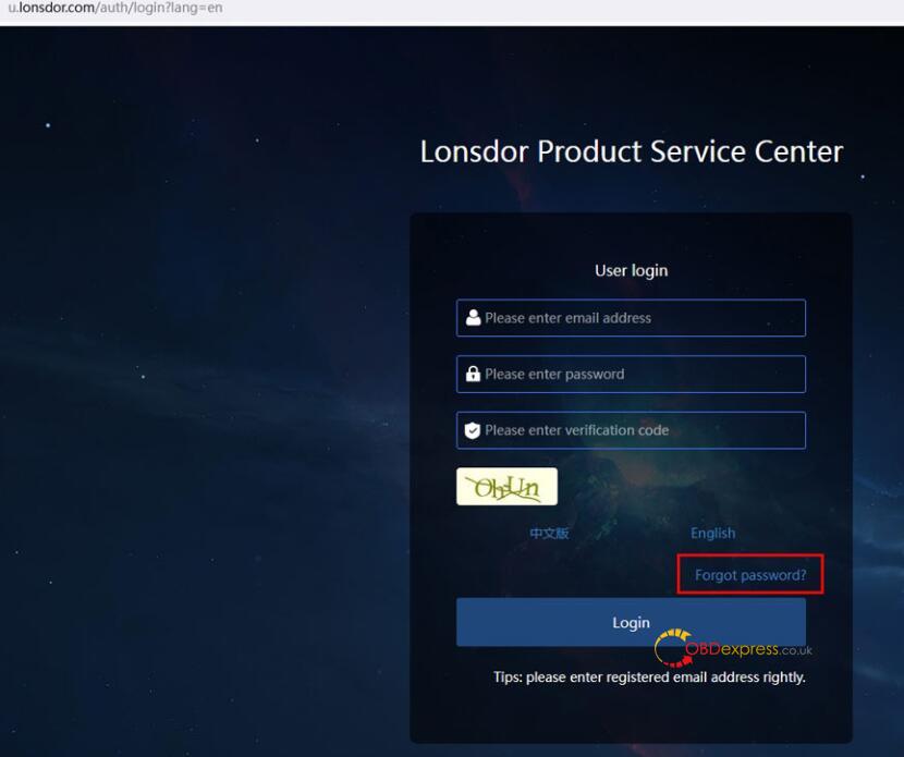 Lonsdor K518 Pro Password Forgotten solution 1