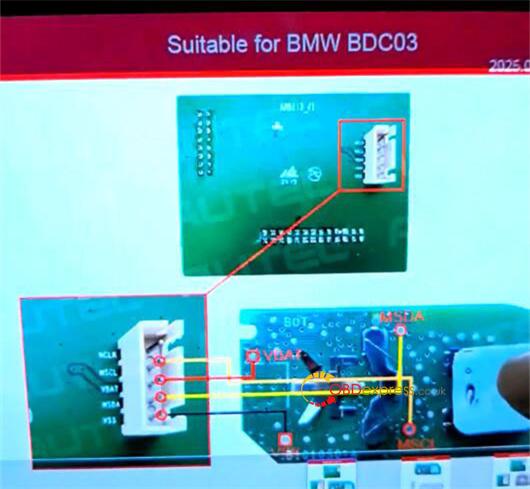 autel im508 im608 add bmw bdc3 key 4