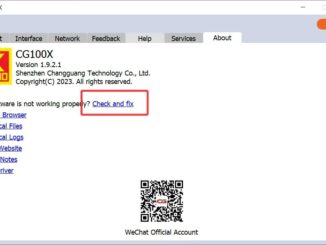 how to fix cg100x cannot connect after update 1