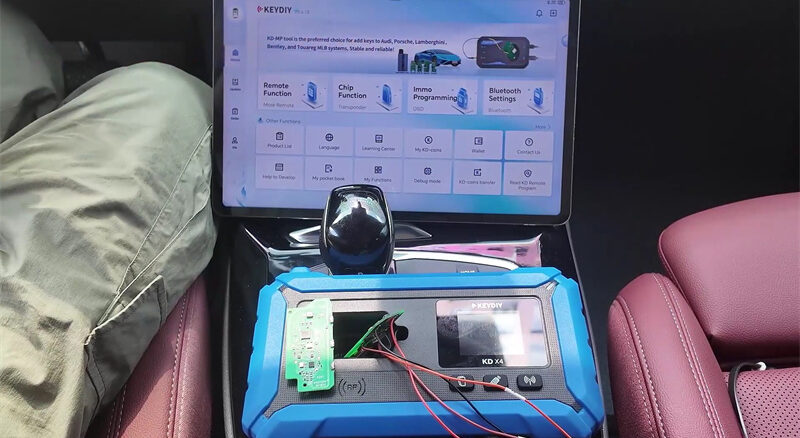 keydiy kd x4 2023 bmw x3 g chassis bdc03 add key tutorial (1)