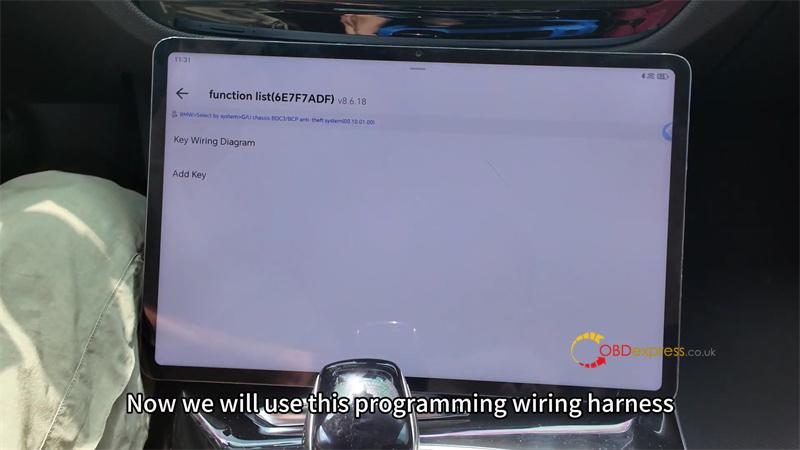 keydiy kd x4 2023 bmw x3 g chassis bdc03 add key tutorial (3)
