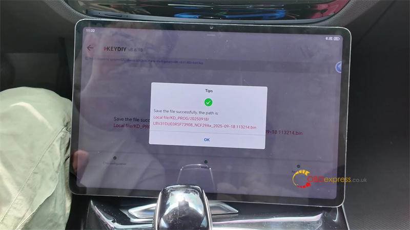 keydiy kd x4 2023 bmw x3 g chassis bdc03 add key tutorial (6)