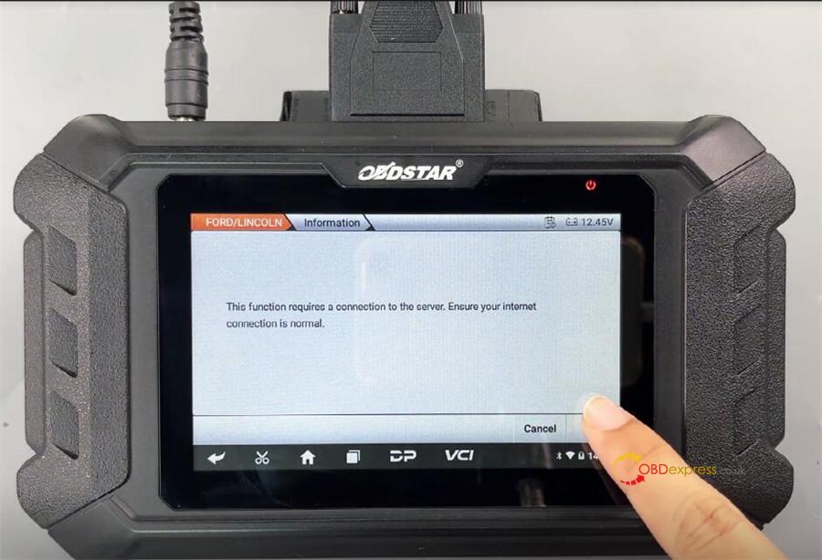 obdstar odomaster calibrate ford r7f701408 mileage 5
