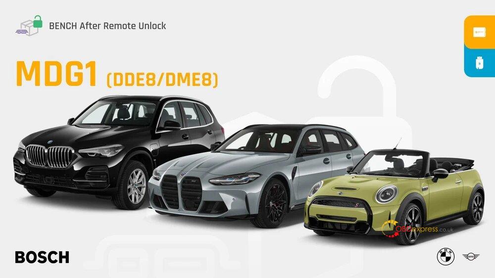 autotuner update remote unlock for bmw mdg1 1