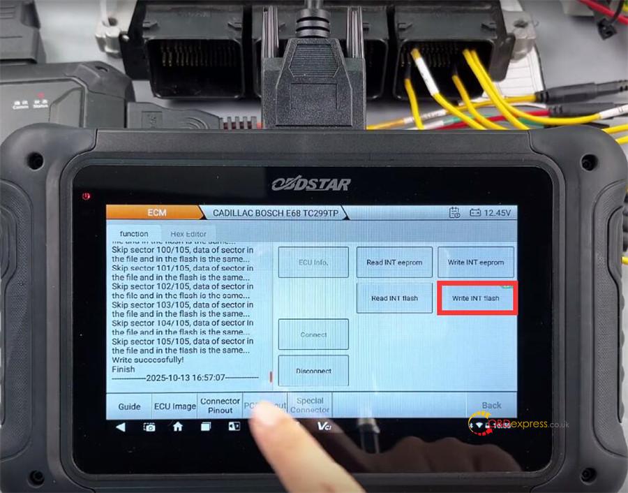 obdstar dc706 read write e68 cadillac ecm 12 obdstar dc706 read write e68 cadillac ecm 12