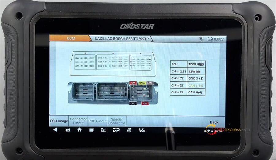 obdstar dc706 read write e68 cadillac ecm 5 obdstar dc706 read write e68 cadillac ecm 5
