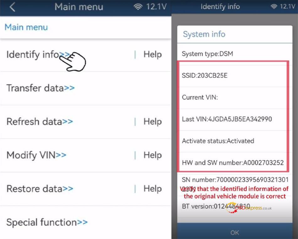 yanhua module 42 transfer mb dsm fbs4 data 3