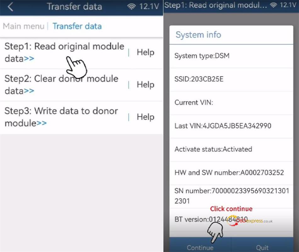 yanhua module 42 transfer mb dsm fbs4 data 5