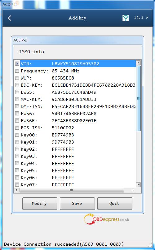ACDP2 Update BMW BDC2 Modify IMMO Info 3 ACDP2 Update BMW BDC2 Modify IMMO Info 3