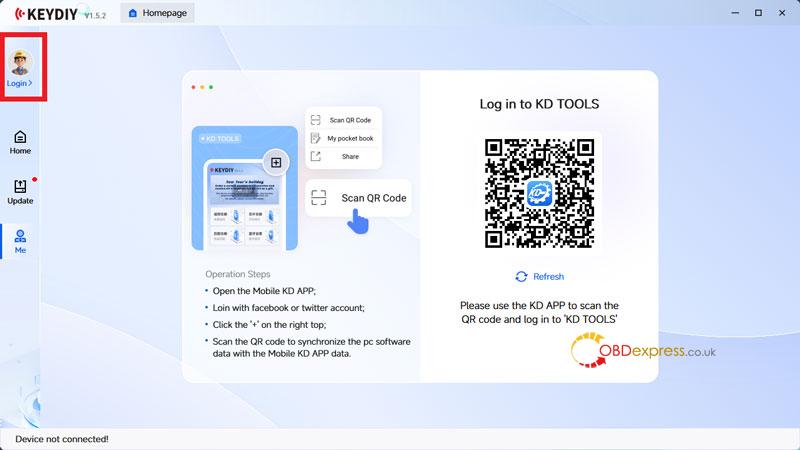 how to download login keydiy tools pc software 6