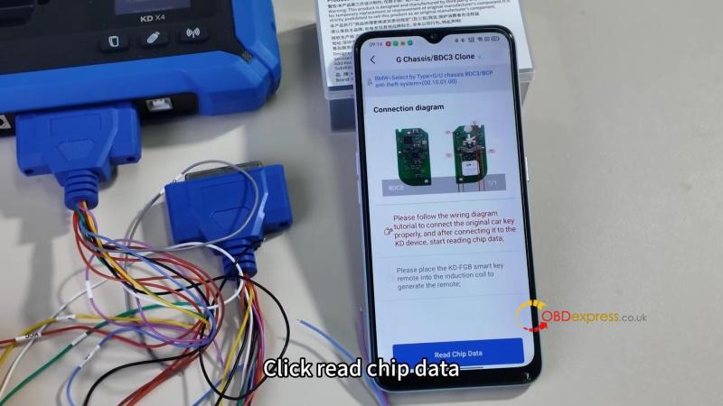 keydiy kd x4 dismantling free clip add bmw bdc03 original key 10