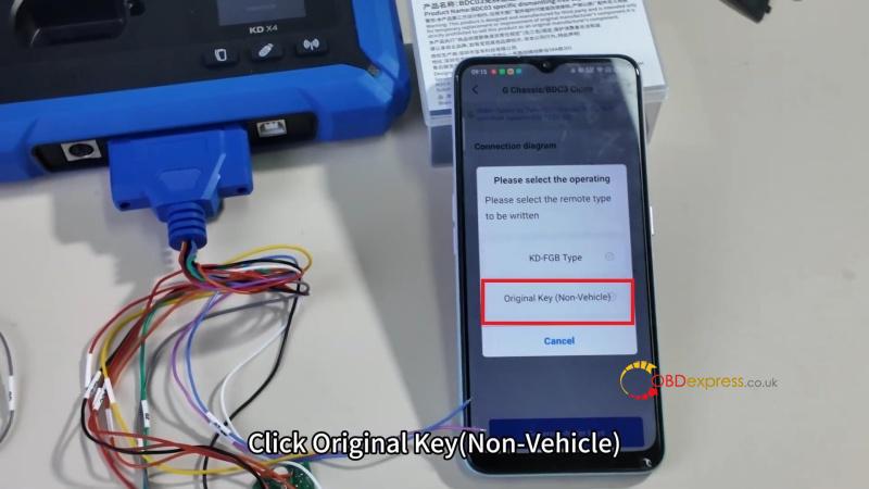 keydiy kd x4 dismantling free clip add bmw bdc03 original key 11