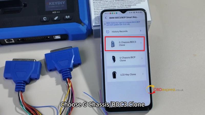 keydiy kd x4 dismantling free clip add bmw bdc03 original key 9