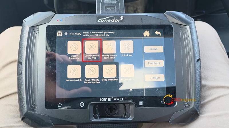 lonsdor k518 pro add 2025 toyota bz4x lt 20 smart key ok 3