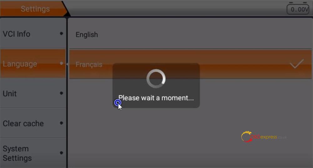 obdstar odomaster change language 3