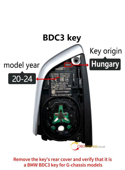 yanhua acdp2 bmw g series bdc3 key copy 1 yanhua acdp2 bmw g series bdc3 key copy 1