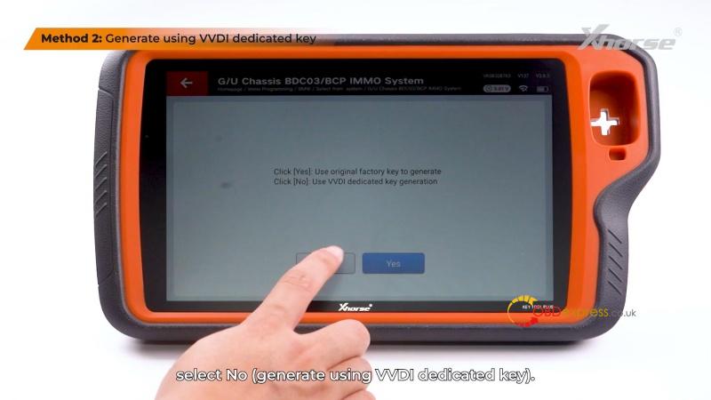 how to clone bmw bdc3 key with xhorse vvdi key tool plus 12