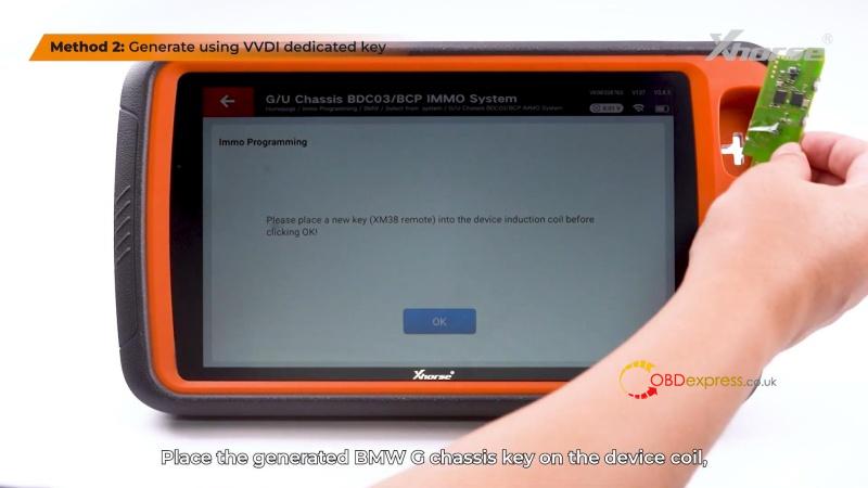 how to clone bmw bdc3 key with xhorse vvdi key tool plus 13