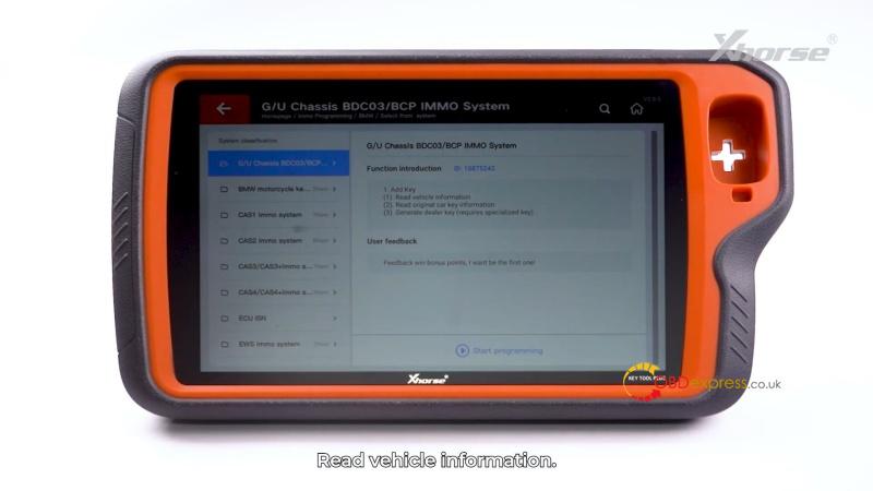 how to clone bmw bdc3 key with xhorse vvdi key tool plus 2