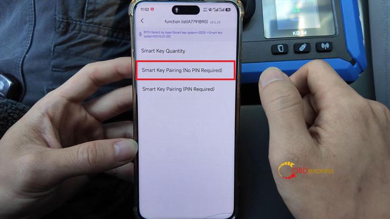 how to program a 2025 byd smart key with keydiy kd x4 5