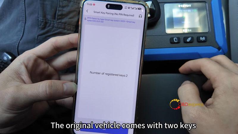 how to program a 2025 byd smart key with keydiy kd x4 6