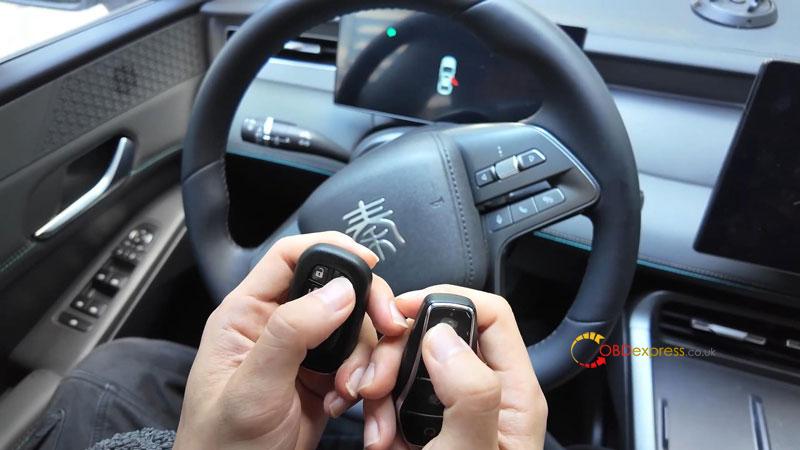 how to program a 2025 byd smart key with keydiy kd x4 9