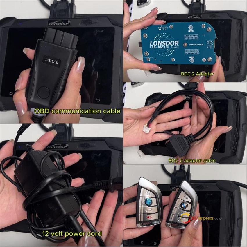 k518 pro with lsd bdc2 adapter add bmw key 1