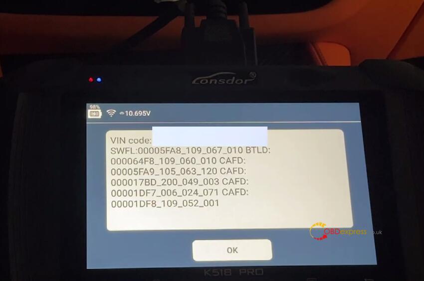 k518 pro with lsd bdc2 adapter add bmw key 5