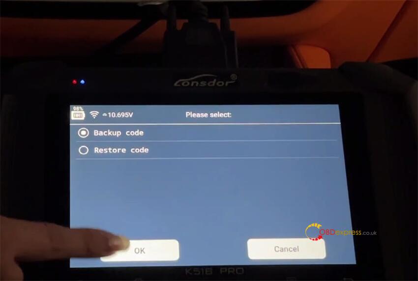 k518 pro with lsd bdc2 adapter add bmw key 6