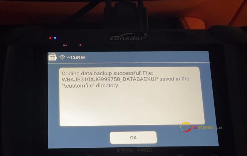 k518 pro with lsd bdc2 adapter add bmw key 7