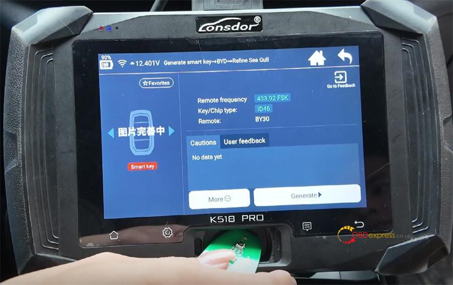 lonsdor k518 pro add 2024 byd destroyer 05 key 3