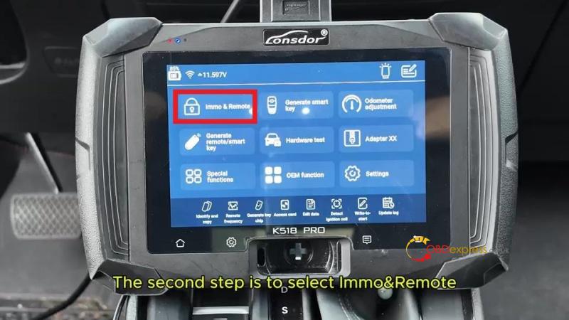 how to program 2024 honda crv smart key via lonsdor k518 pro 4