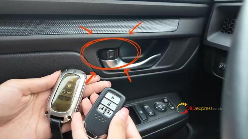 how to program 2024 honda crv smart key via lonsdor k518 pro 8