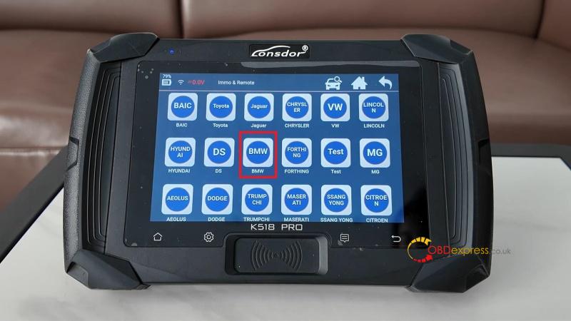 lonsdor k518 pro add 2025 bmw x3 uwb smart key success 2