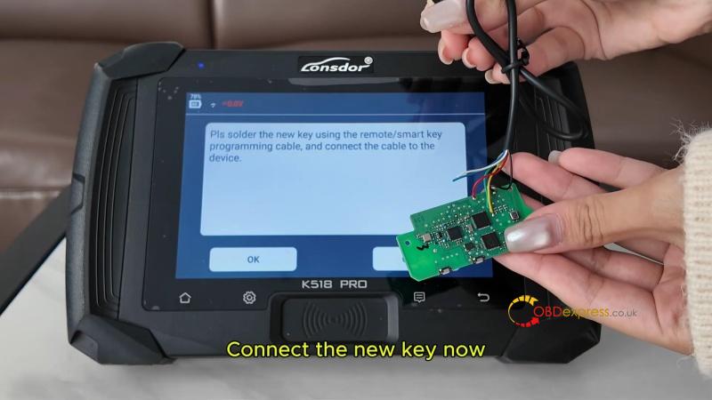 lonsdor k518 pro add 2025 bmw x3 uwb smart key success 9