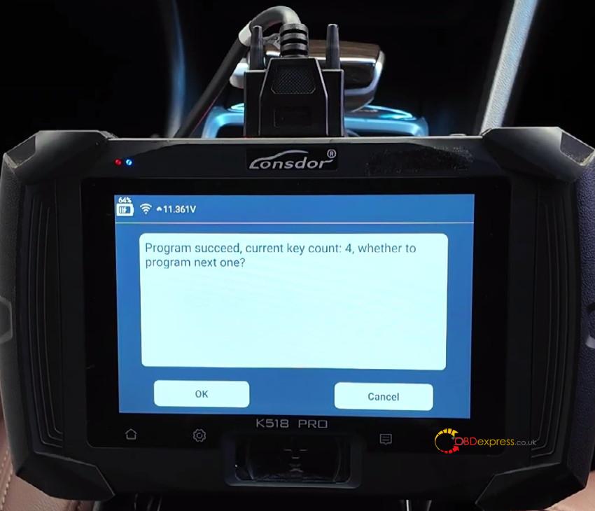 lonsdor k518 pro program 2018 buick gl6 key 8