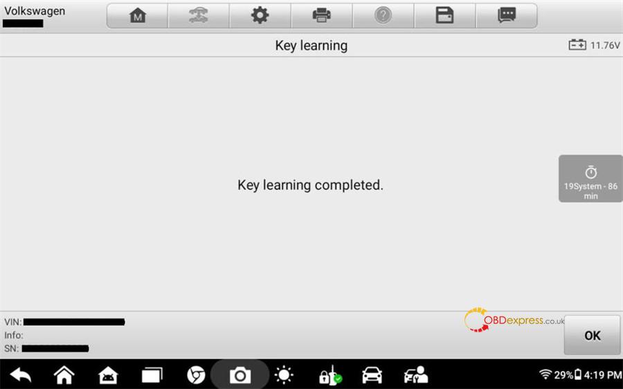 autel im508 im608 add vw mqb49 5c 5d key 19