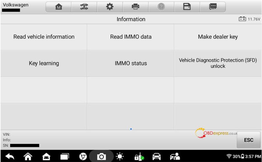 autel im508 im608 add vw mqb49 5c 5d key 5