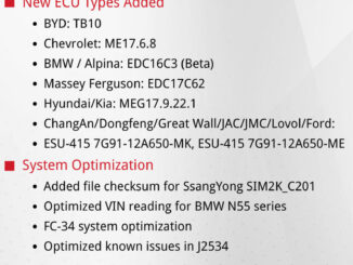 cgdi fc200 update v1 3 5 1 new ecu support for bmw byd chevrolet