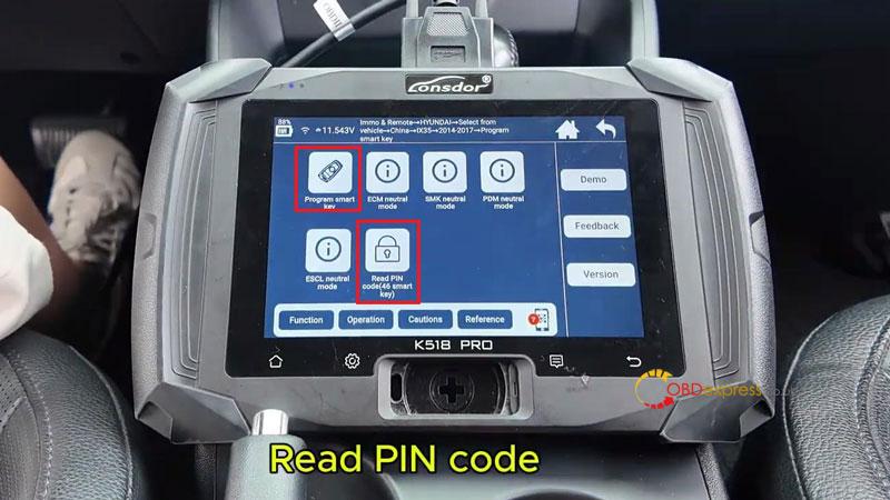 lonsdor k518 pro guide adding a 2015 hyundai ix35 id46 smart key 3