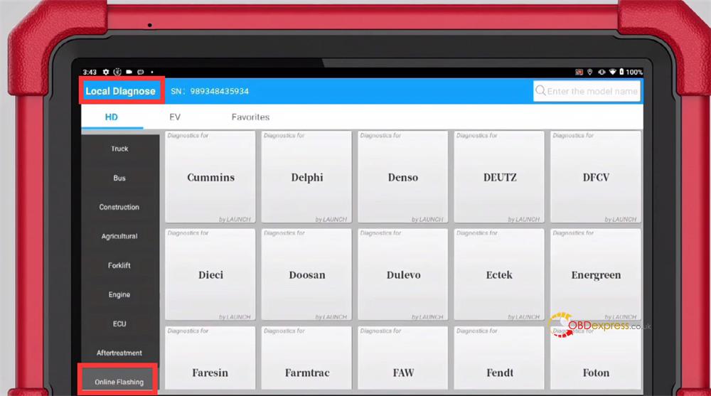 x431 v + smartlink hd purchase and activate ecu flash 12