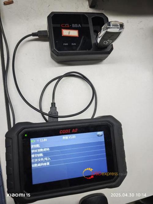 cgdi a2 mercedes benz immo manual add key all keys lost guide 3