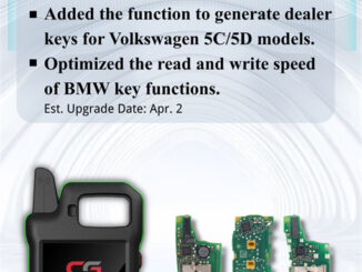cgdi k2 generate vw 5c 5d key 1